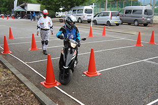 2021山梨県二輪車大会　競技の様子
